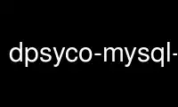Esegui dpsyco-mysql-dbadmaccess nel provider di hosting gratuito OnWorks su Ubuntu Online, Fedora Online, emulatore online Windows o emulatore online MAC OS