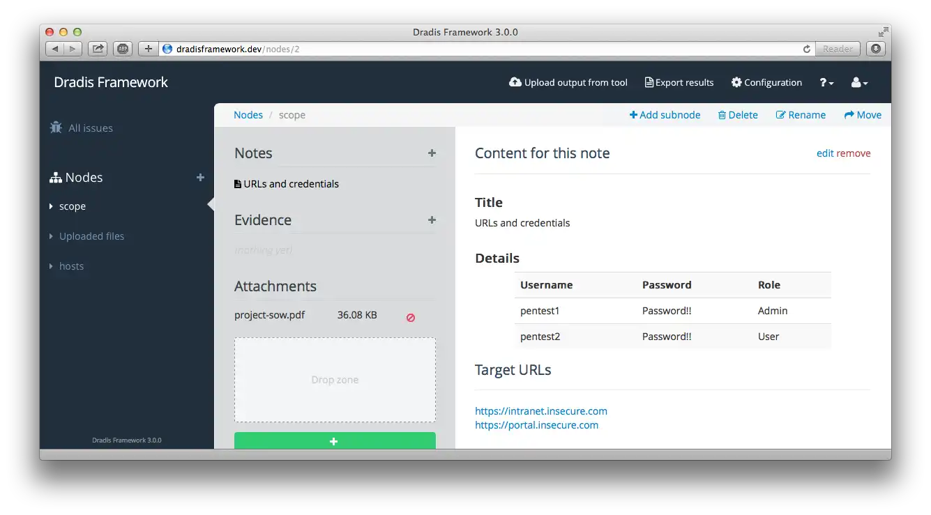 ดาวน์โหลดเครื่องมือเว็บหรือเว็บแอป Dris Framework