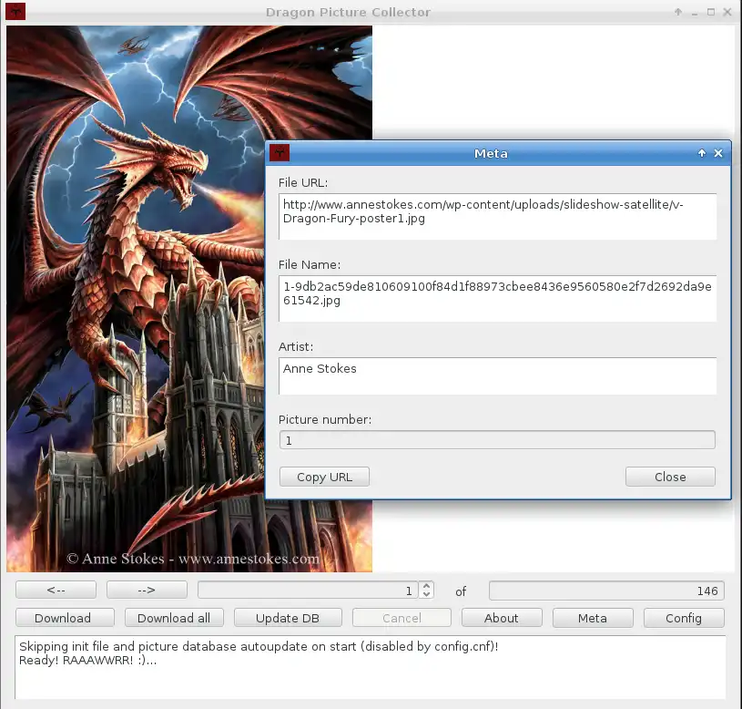 Download web tool or web app Dragon Picture Collector