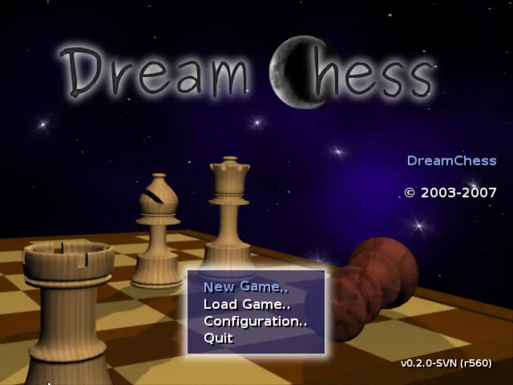 Muat turun alat web atau aplikasi web DreamChess untuk dijalankan dalam Windows dalam talian melalui Linux dalam talian