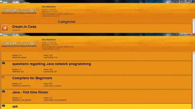 Загрузите веб-инструмент или веб-приложение DreamInCode Client