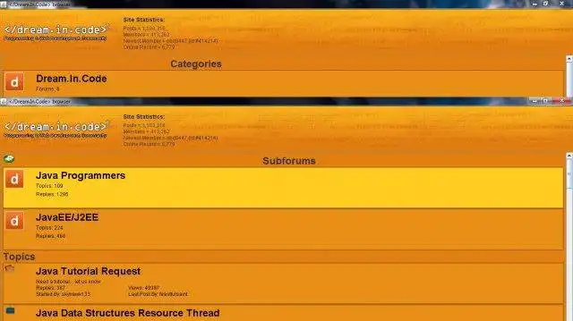 Загрузите веб-инструмент или веб-приложение DreamInCode Client