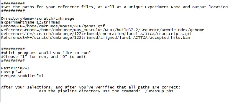 Download web tool or web app Dress Up RNA seq  to run in Windows online over Linux online
