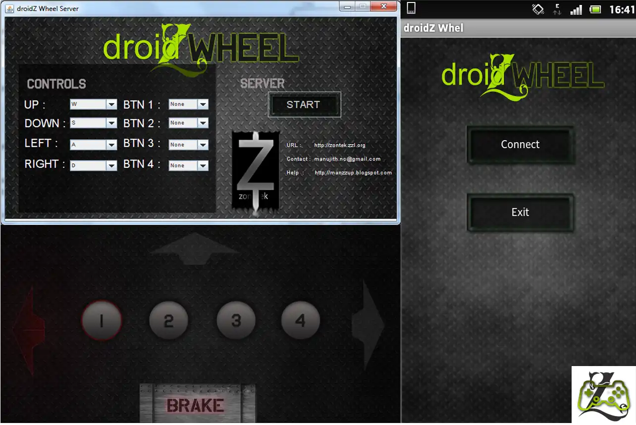 Загрузите веб-инструмент или веб-приложение droidz Wheel