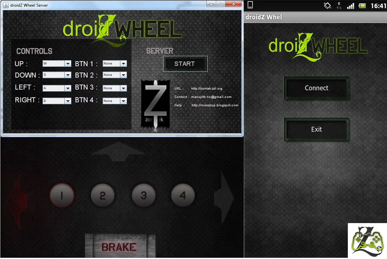 Web ツールまたは Web アプリ droidz Wheel をダウンロード