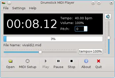 Descargar la herramienta web o la aplicación web Drumstick Libraries