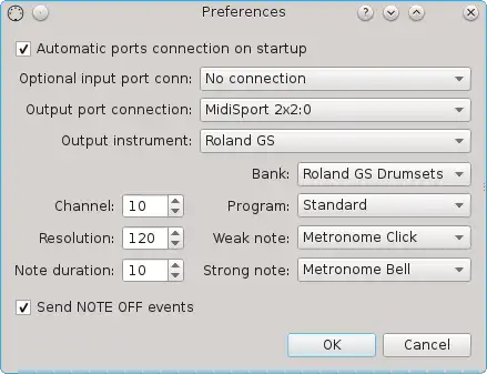 Muat turun alat web atau aplikasi web Drumstick Metronome