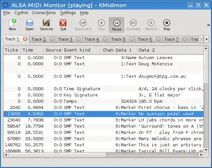 Download web tool or web app Drumstick MIDI Monitor