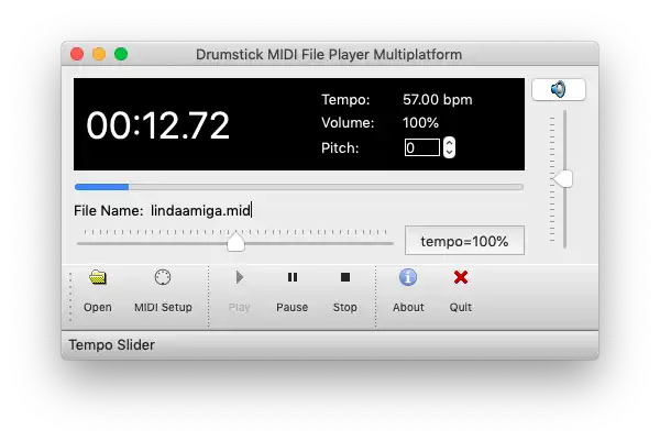 Download web tool or web app Drumstick Multiplatform MIDI File Player