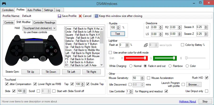 Mag-download ng web tool o web app na DS4Windows