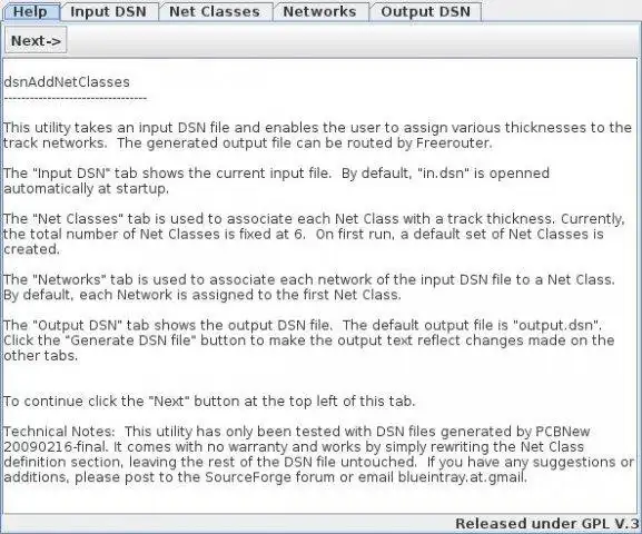 Descargue la herramienta web o la aplicación web dsnAddNetClasses para ejecutar en Windows en línea sobre Linux en línea