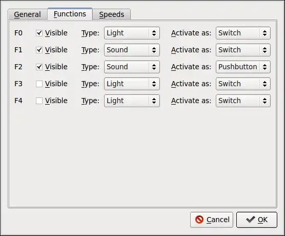 Mag-download ng web tool o web app dtcltiny - SRCP Model Train Controller