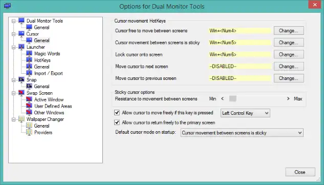 ابزار وب یا برنامه وب Dual Monitor Tools را دانلود کنید