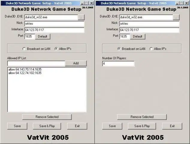 下载网络工具或网络应用 Duke3D Multiplayer Setup 以在 Linux 中在线运行