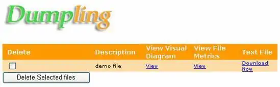 Завантажте веб-інструмент або веб-програму Dumpling Network Visualization Tool для роботи в Linux онлайн