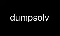 Запустіть dumpsolv у постачальника безкоштовного хостингу OnWorks через Ubuntu Online, Fedora Online, онлайн-емулятор Windows або онлайн-емулятор MAC OS