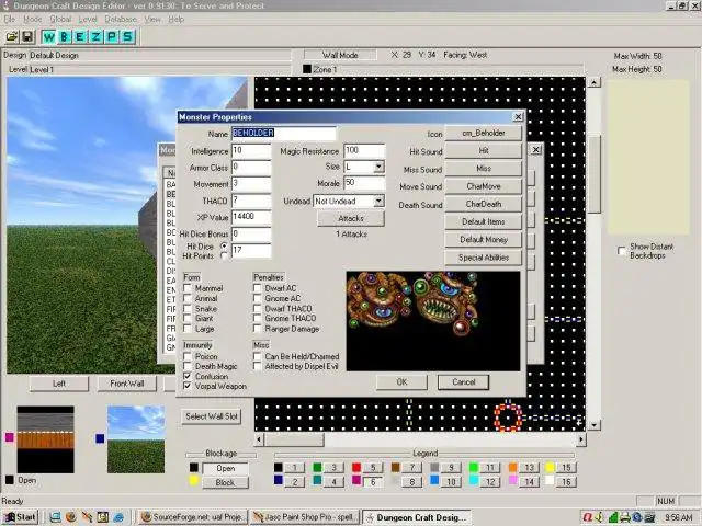 Download web tool or web app Dungeon Craft to run in Windows online over Linux online