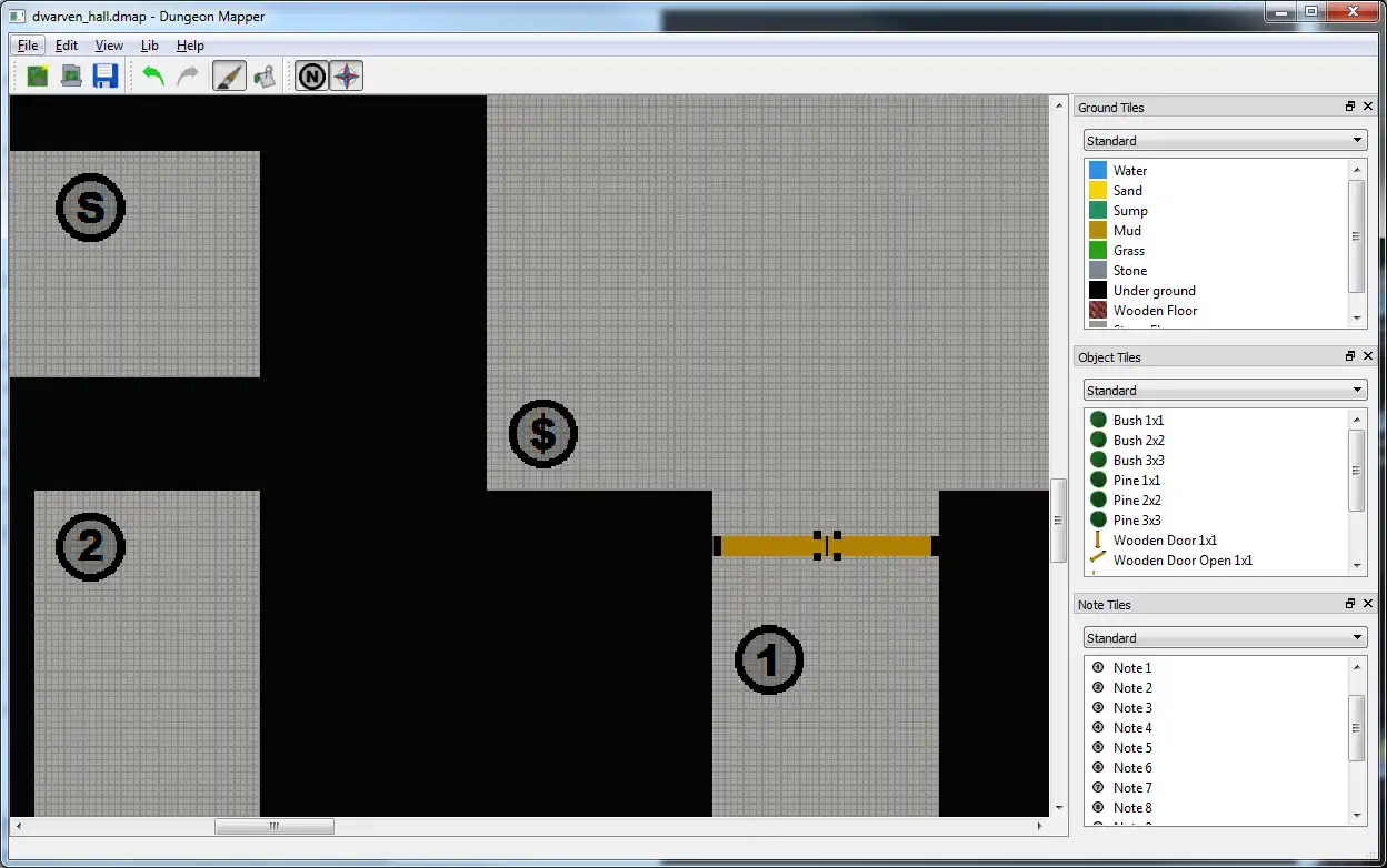 Pobierz narzędzie internetowe lub aplikację internetową Dungeon Mapper, aby działać w systemie Windows online przez Internet w systemie Linux