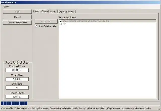 Download web tool or web app DupEliminator