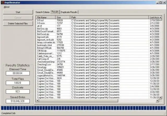 Download web tool or web app DupEliminator