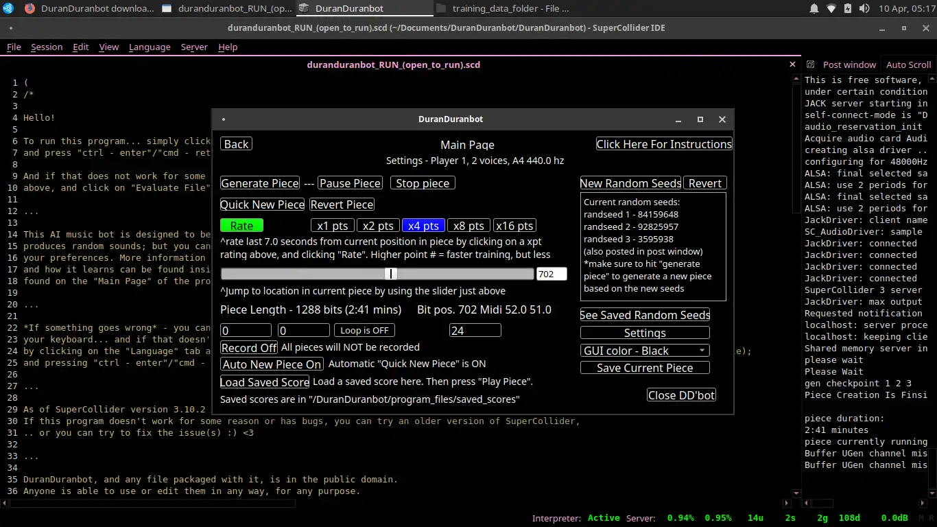 Télécharger l'outil Web ou l'application Web DuranDuranbot