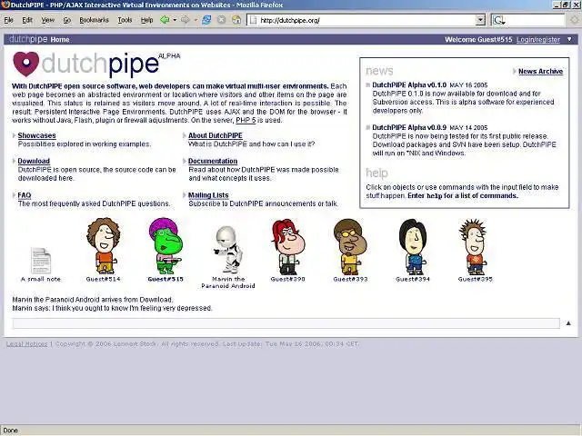 Baixe a ferramenta web ou aplicativo web DutchPIPE para rodar em Linux online