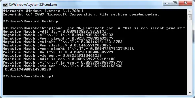 Download web tool or web app Dutch sentiment analysis engine to run in Linux online