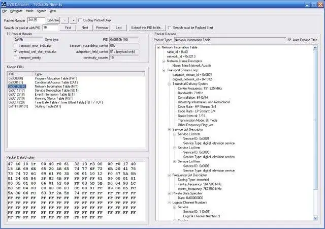 Завантажте веб-інструмент або веб-програму DVB Decoder