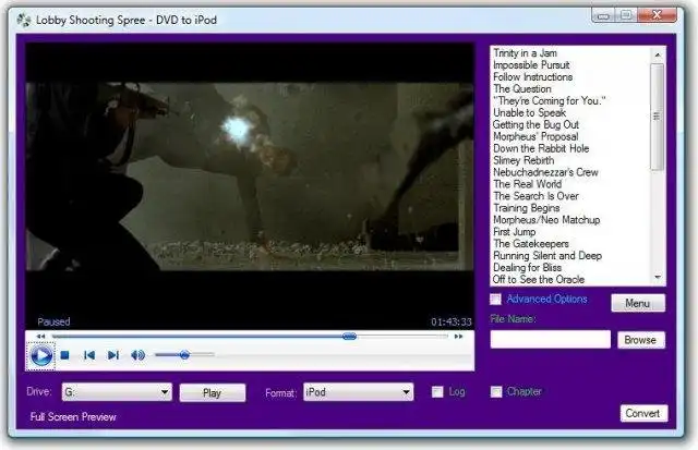 Download web tool or web app DVD to iPod