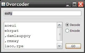 Pobierz narzędzie internetowe lub aplikację internetową Dvorcode, aby działać w systemie Linux online