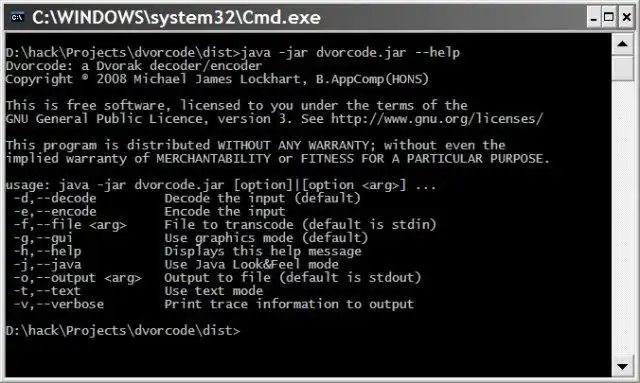 Pobierz narzędzie internetowe lub aplikację internetową Dvorcode, aby działać w systemie Linux online