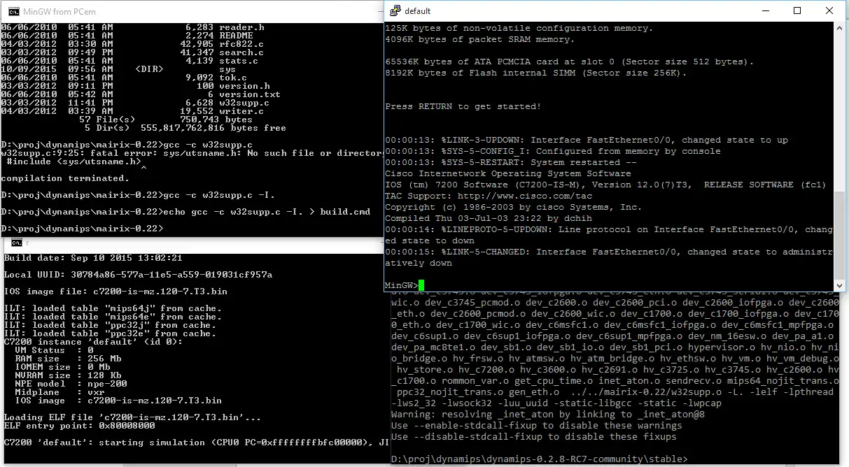 Unduh alat web atau aplikasi web dynamips-MinGW