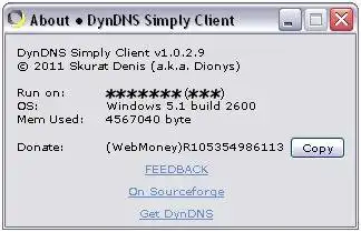 Baixe a ferramenta web ou o aplicativo web DynDNS Simply Client