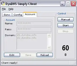 Download web tool or web app DynDNS Simply Client