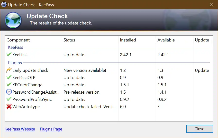 ดาวน์โหลดเครื่องมือเว็บหรือเว็บแอป EarlyUpdateCheck