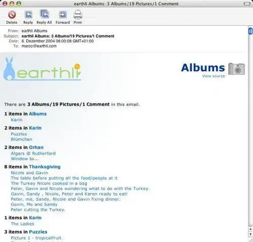 Web ツールまたは Web アプリ Earthli WebCore をダウンロード