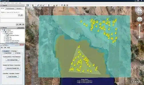 Scarica lo strumento web o l'app web Earth Watch: Google Earth Image Analysis