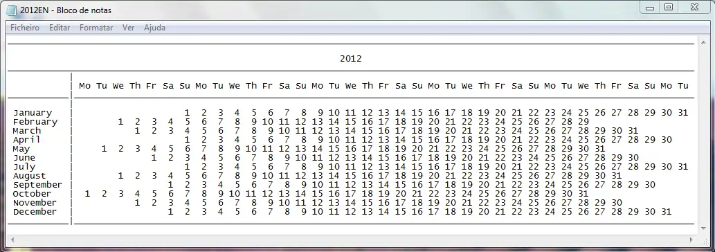 Download web tool or web app Easiest Calendar Creator