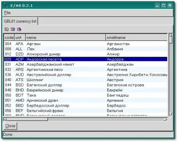 Download web tool or web app E/AS