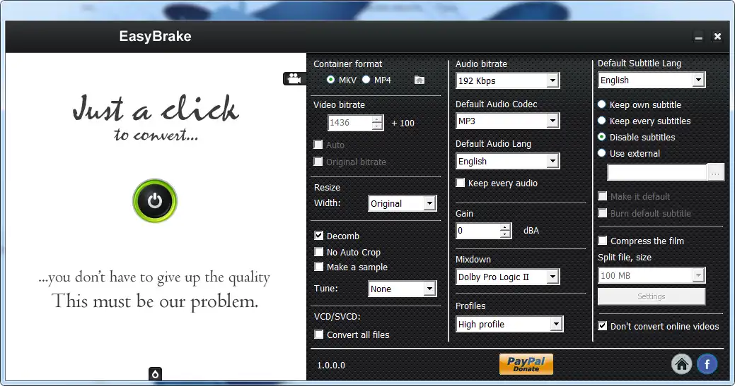 Download web tool or web app EasyBrake