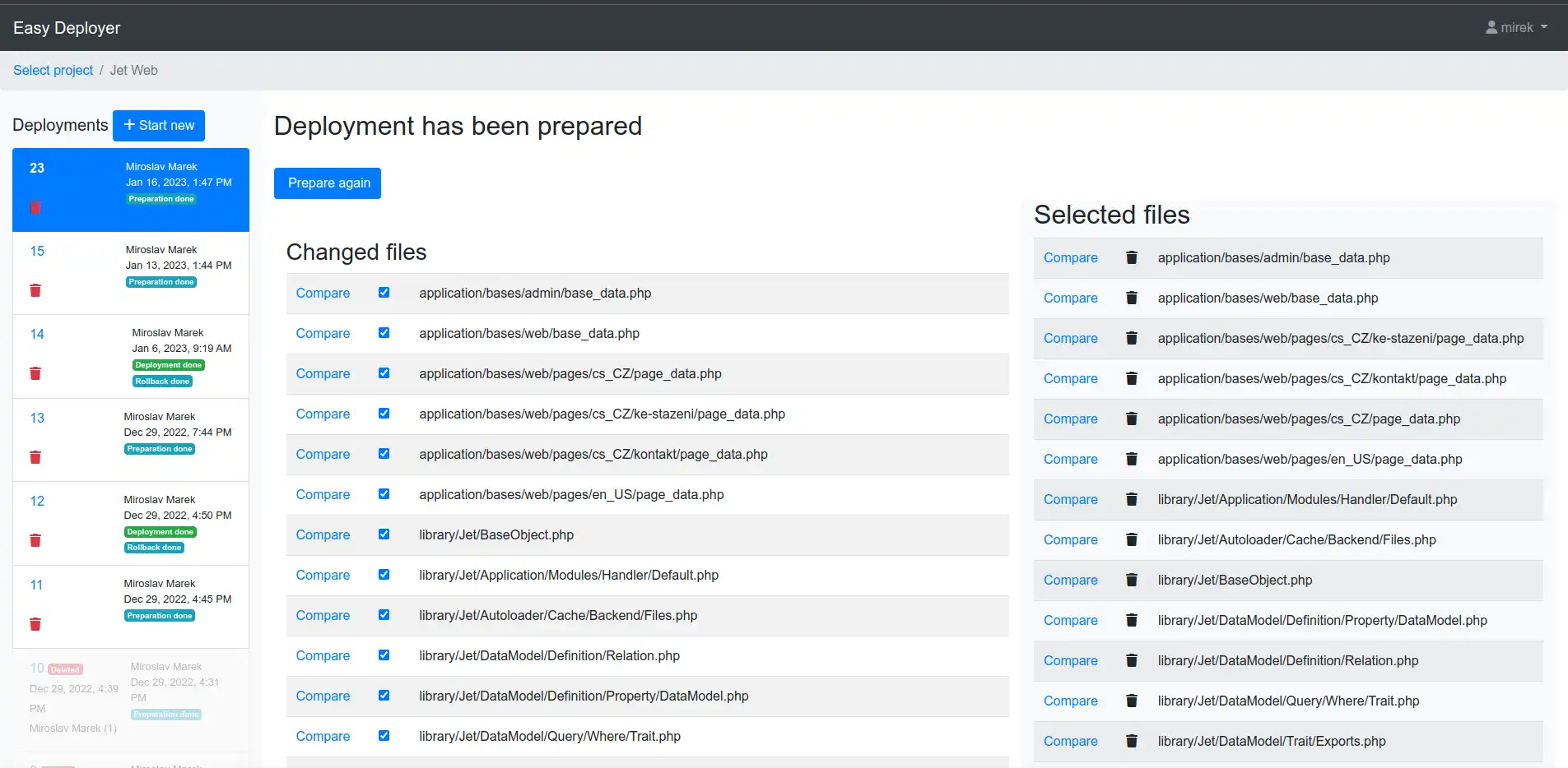 Download web tool or web app Easy-Deployer
