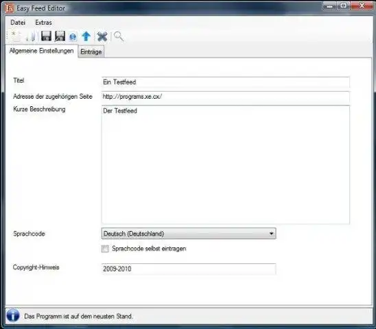 Download web tool or web app Easy Feed Editor