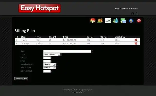 웹 도구 또는 웹 앱 Easy-HotSpot 다운로드