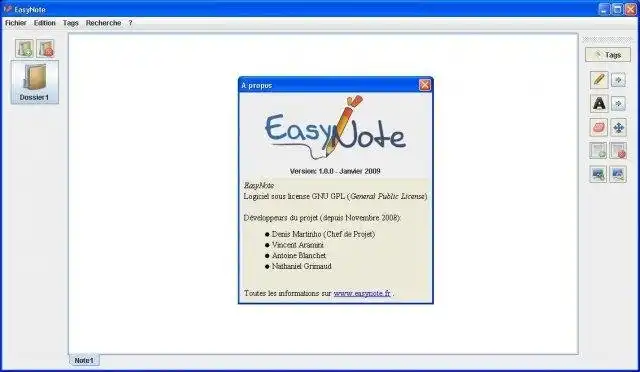 Download web tool or web app EasyNote