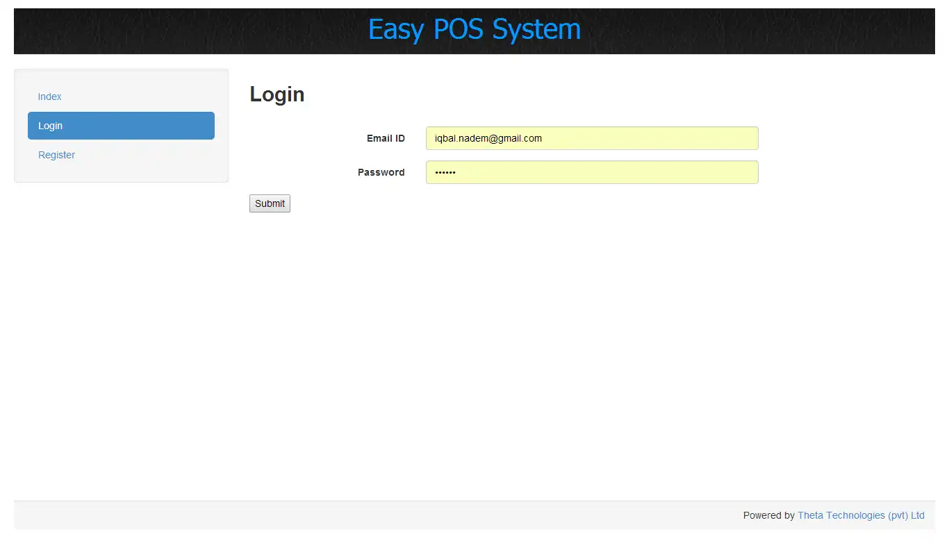 قم بتنزيل أداة الويب أو تطبيق الويب Easy POS System