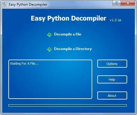 Mag-download ng web tool o web app na Easy Python Decompiler