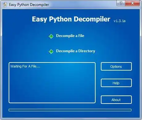 Download web tool or web app Easy Python Decompiler