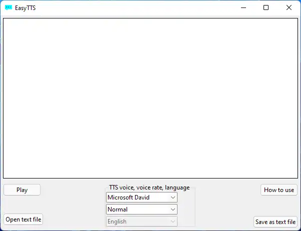 Baixe a ferramenta da web ou o aplicativo da web EasyTTS