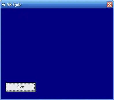 Download web tool or web app easy VB quiz to run in Windows online over Linux online