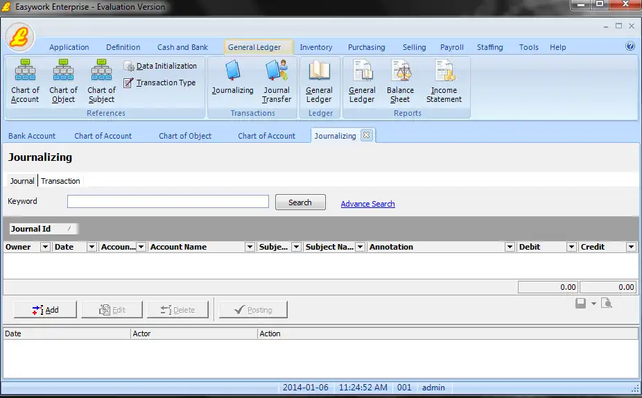 Download web tool or web app easywork accounting